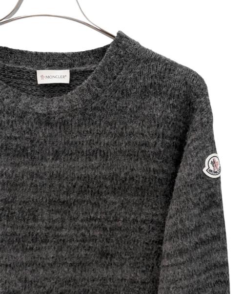 MONCLER（モンクレール）MONCLER (モンクレール) GIROCOLLO/クルーネックニット グレー サイズ:XLの古着・服飾アイテム