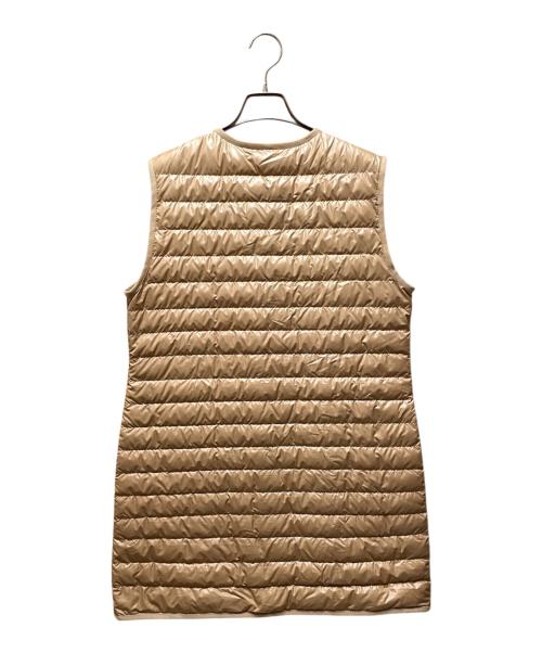 MONCLER（モンクレール）MONCLER (モンクレール) MEUDON/ロングベスト ベージュ サイズ:1の古着・服飾アイテム