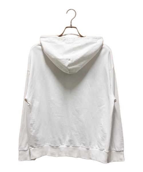 MONCLER（モンクレール）MONCLER (モンクレール) ロゴパーカー ホワイト サイズ:Ｍの古着・服飾アイテム