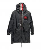 MONCLERモンクレール）の古着「DELAPORTE/ナイロン コート」｜ブラック