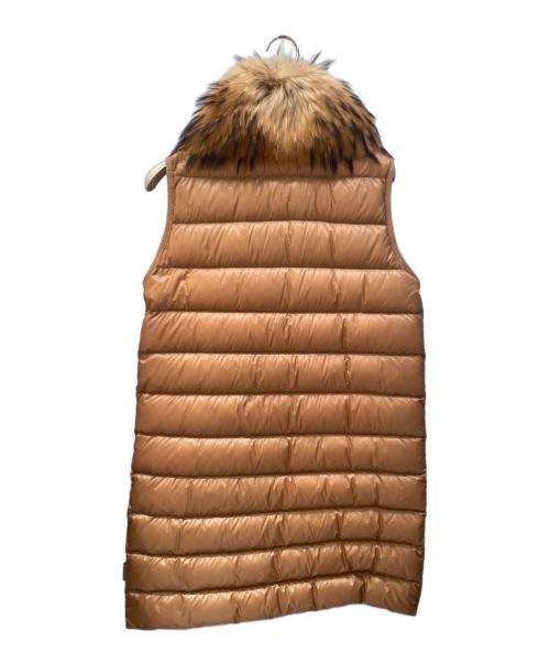 MONCLER（モンクレール）MONCLER (モンクレール) PHILLIREA/カシミヤ混インナーダウン付コート キャメル サイズ:1の古着・服飾アイテム
