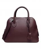 HERMESエルメス）の古着「ボリード1923 25 ヴェルソ/シルバー金具/エバ―カラー/ルージュセリエ×フランボワーズ/Z刻印」｜ルージュセリエ×フランボワーズ