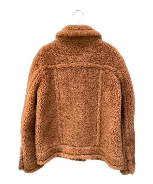 MaxMara（マックスマーラ）MaxMara (マックスマーラ) テディベア ショートジャケット/TTEDDINO キャメル サイズ:38の古着・服飾アイテム