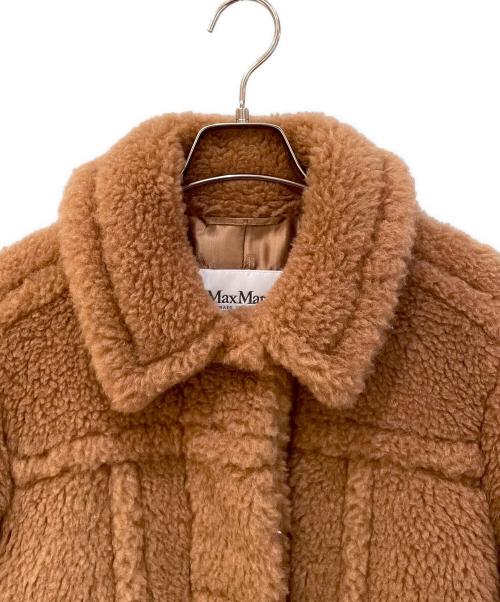 MaxMara（マックスマーラ）MaxMara (マックスマーラ) テディベア ショートジャケット/TTEDDINO キャメル サイズ:38の古着・服飾アイテム