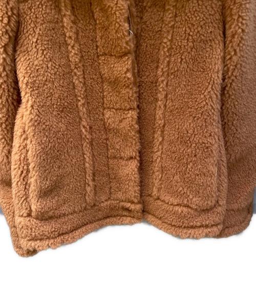 MaxMara（マックスマーラ）MaxMara (マックスマーラ) テディベア ショートジャケット/TTEDDINO キャメル サイズ:38の古着・服飾アイテム