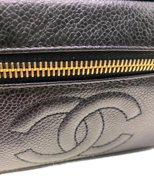 CHANEL（シャネル）CHANEL (シャネル) バニティバッグ ブラックの古着・服飾アイテム
