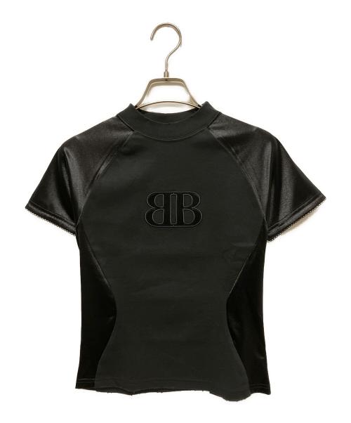 BALENCIAGA（バレンシアガ）BALENCIAGA (バレンシアガ) Nano BB インターロックストレッチジャージー ブラック サイズ:Sの古着・服飾アイテム