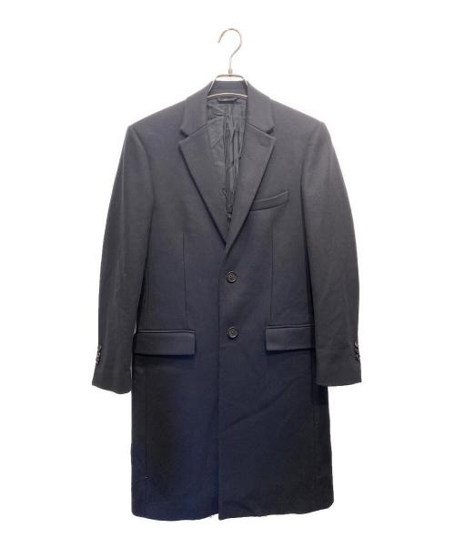 FENDI（フェンディ）FENDI (フェンディ) 3XP カシミヤ混 チェスターコート ネイビー サイズ:44の古着・服飾アイテム