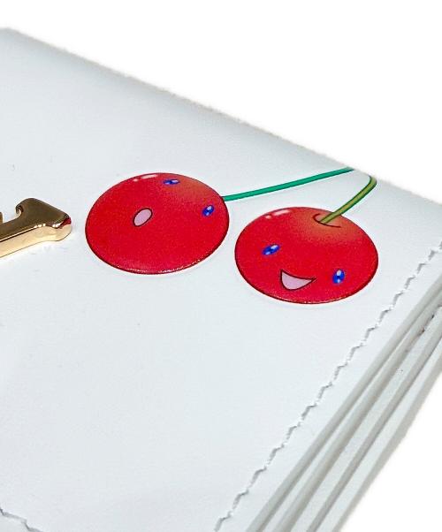 LOUIS VUITTON（ルイ ヴィトン）LOUIS VUITTON (ルイ ヴィトン) 村上隆 (ムラカミタカシ) ポルトフォイユ・カプシーヌタイニー ホワイト×レッド サイズ:-の古着・服飾アイテム