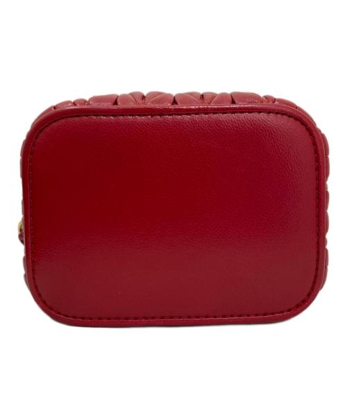 MIU MIU（ミュウミュウ）MIU MIU (ミュウミュウ) マテラッセレザー マイクロバッグ レッドの古着・服飾アイテム