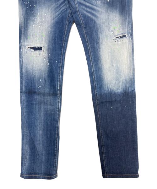 DSQUARED2（ディースクエアード）DSQUARED2 (ディースクエアード) デニムパンツ ネイビー サイズ:50の古着・服飾アイテム