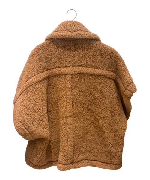 MaxMara（マックスマーラ）MaxMara (マックスマーラ) テディベアショートジャケット ブラウン サイズ:SMの古着・服飾アイテム