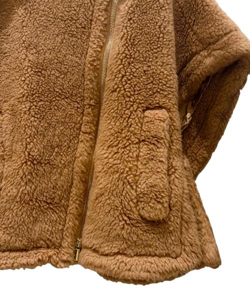 MaxMara（マックスマーラ）MaxMara (マックスマーラ) テディベアショートジャケット ブラウン サイズ:SMの古着・服飾アイテム