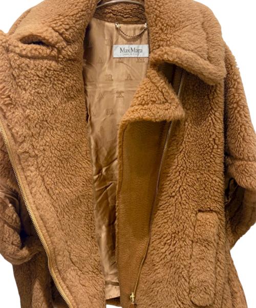 MaxMara（マックスマーラ）MaxMara (マックスマーラ) テディベアショートジャケット ブラウン サイズ:SMの古着・服飾アイテム