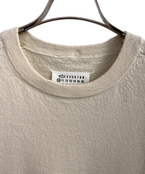 Maison Margiela（メゾンマルジェラ）Maison Margiela (メゾンマルジェラ) エルボーパッチウールセーター ベージュ サイズ:Mの古着・服飾アイテム