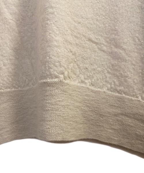 Maison Margiela（メゾンマルジェラ）Maison Margiela (メゾンマルジェラ) エルボーパッチウールセーター ベージュ サイズ:Mの古着・服飾アイテム