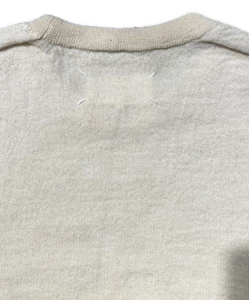 Maison Margiela（メゾンマルジェラ）Maison Margiela (メゾンマルジェラ) エルボーパッチウールセーター ベージュ サイズ:Mの古着・服飾アイテム