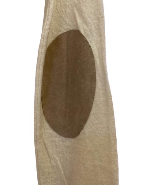 Maison Margiela（メゾンマルジェラ）Maison Margiela (メゾンマルジェラ) エルボーパッチウールセーター ベージュ サイズ:Mの古着・服飾アイテム