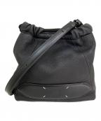 Maison Margielaメゾンマルジェラ）の古着「5AC DRAWSTRING BAG SMALL」｜ブラック