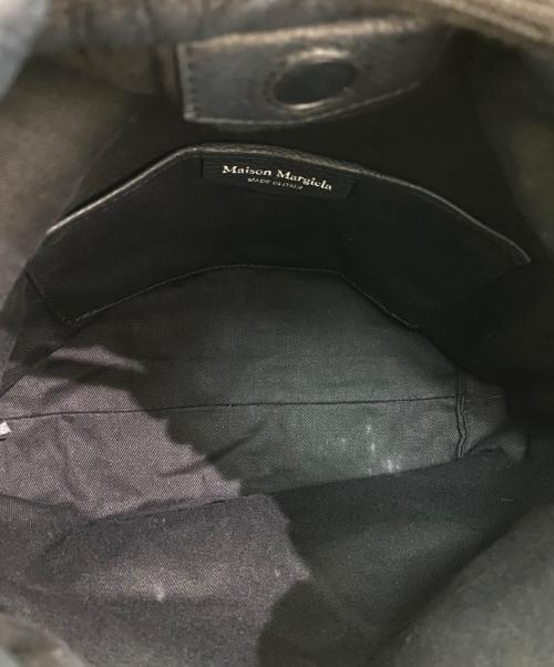 Maison Margiela（メゾンマルジェラ）Maison Margiela (メゾンマルジェラ) 5AC DRAWSTRING BAG SMALL ブラックの古着・服飾アイテム
