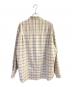 AURALEE (オーラリー) スーパーライトウールチェックシャツ ベージュ×ブルー サイズ:４：30000円