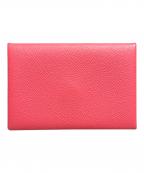 HERMESエルメス）の古着「カルヴィ/カードケース」｜ピンク