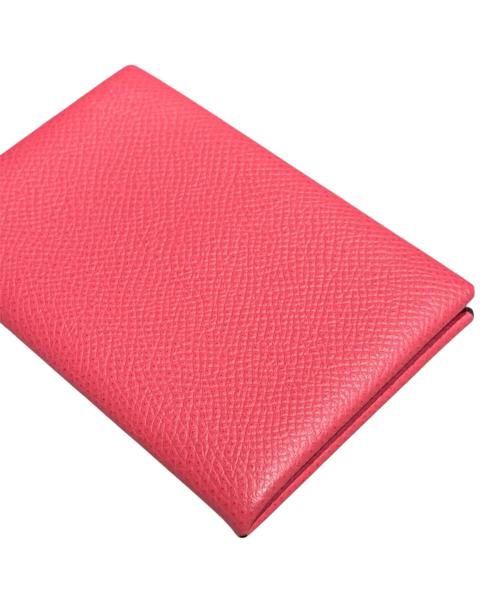 HERMES（エルメス）HERMES (エルメス) カルヴィ/カードケース ピンク サイズ:-の古着・服飾アイテム