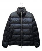 Diorディオール）の古着「Oblique Down Jacket /オブリークダウンジャケット」｜ブラック×ネイビー