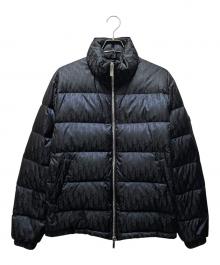 Dior（ディオール）の古着「Oblique Down Jacket /オブリークダウンジャケット」｜ブラック×ネイビー