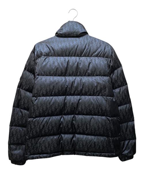 Dior（ディオール）Dior (ディオール) Oblique Down Jacket /オブリークダウンジャケット ブラック×ネイビー サイズ:48の古着・服飾アイテム