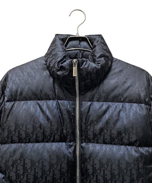 Dior（ディオール）Dior (ディオール) Oblique Down Jacket /オブリークダウンジャケット ブラック×ネイビー サイズ:48の古着・服飾アイテム