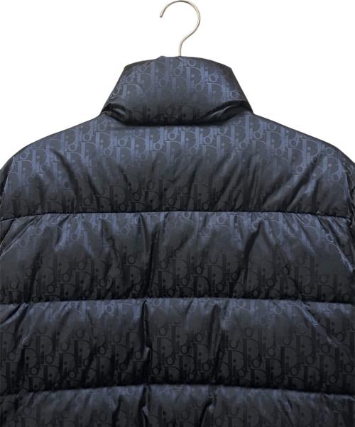 Dior（ディオール）Dior (ディオール) Oblique Down Jacket /オブリークダウンジャケット ブラック×ネイビー サイズ:48の古着・服飾アイテム