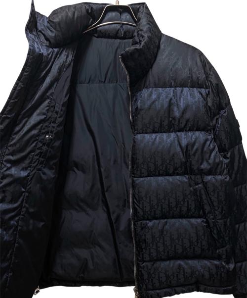 Dior（ディオール）Dior (ディオール) Oblique Down Jacket /オブリークダウンジャケット ブラック×ネイビー サイズ:48の古着・服飾アイテム