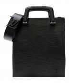LOUIS VUITTONルイ ヴィトン）の古着「Epi Sac Plat Fold/エピ サックプラ・フォールド」｜ブラック