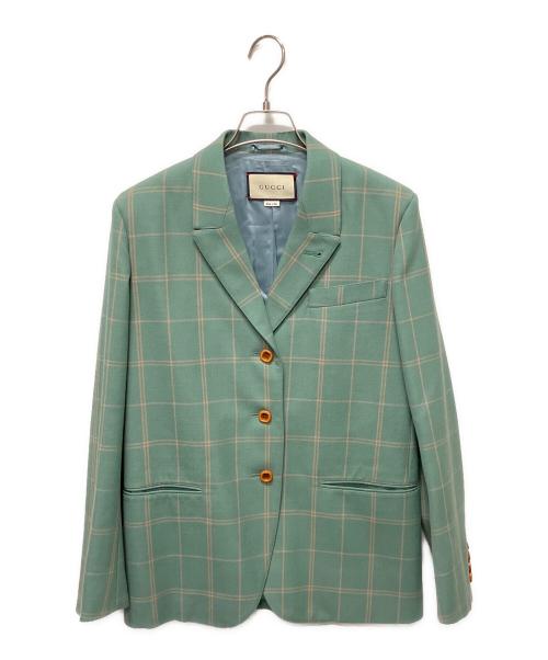 gucci boutique（グッチ ブティック）gucci boutique (グッチ ブティック) GUCCI GG Set-Up/セットアップ グリーン サイズ:38の古着・服飾アイテム