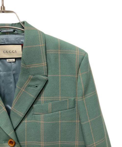 gucci boutique（グッチ ブティック）gucci boutique (グッチ ブティック) GUCCI GG Set-Up/セットアップ グリーン サイズ:38の古着・服飾アイテム