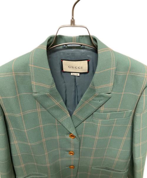 gucci boutique（グッチ ブティック）gucci boutique (グッチ ブティック) GUCCI GG Set-Up/セットアップ グリーン サイズ:38の古着・服飾アイテム