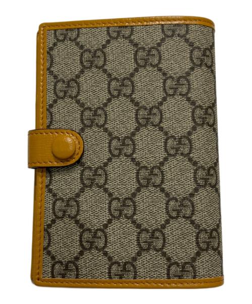 GUCCI（グッチ）GUCCI (グッチ) Passport Case/パスポートケース ベージュ×イエロー サイズ:-の古着・服飾アイテム