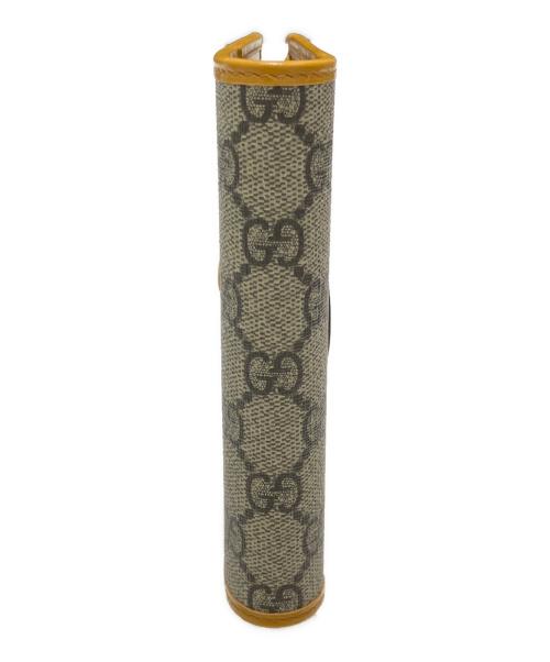GUCCI（グッチ）GUCCI (グッチ) Passport Case/パスポートケース ベージュ×イエロー サイズ:-の古着・服飾アイテム