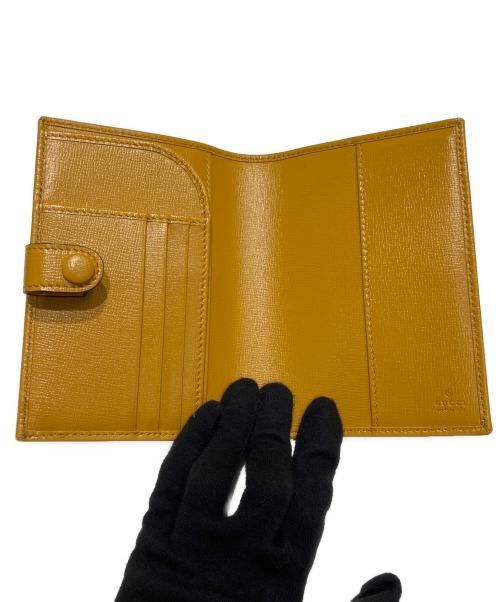 GUCCI（グッチ）GUCCI (グッチ) Passport Case/パスポートケース ベージュ×イエロー サイズ:-の古着・服飾アイテム