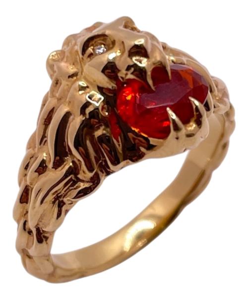 GUCCI（グッチ）GUCCI (グッチ) ライオンヘッドリング サイズ:15号の古着・服飾アイテム