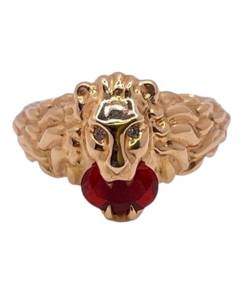 GUCCI（グッチ）GUCCI (グッチ) ライオンヘッドリング サイズ:15号の古着・服飾アイテム