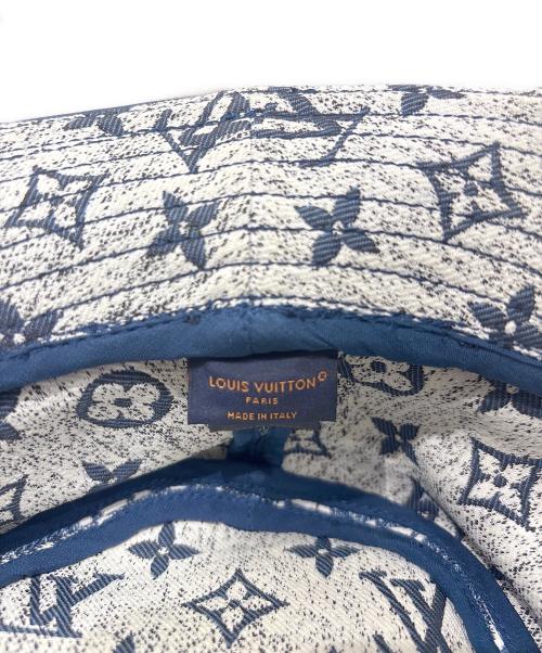 LOUIS VUITTON（ルイ ヴィトン）LOUIS VUITTON (ルイ ヴィトン) モノグラムジャカードデニムボブハット ネイビー サイズ:Freeの古着・服飾アイテム