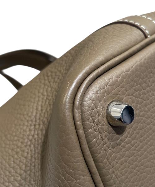 HERMES（エルメス）HERMES (エルメス) ピコタンロック PM/シルバー金具/トレヨンクレマンス/エト/U刻印 エトゥープ サイズ:PMの古着・服飾アイテム