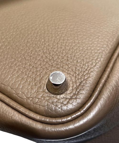 HERMES（エルメス）HERMES (エルメス) ピコタンロック PM/シルバー金具/トレヨンクレマンス/エト/U刻印 エトゥープ サイズ:PMの古着・服飾アイテム