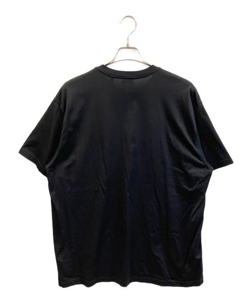 BURBERRY（バーバリー）BURBERRY (バーバリー) TB Logo Print Cotton T-Shirt/ロゴTシャツ/カットソー ブラック サイズ:Lの古着・服飾アイテム
