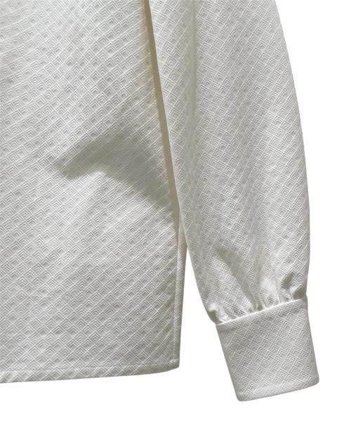 GUCCI（グッチ）GUCCI (グッチ) 長袖リボンブラウス ホワイト サイズ:40の古着・服飾アイテム