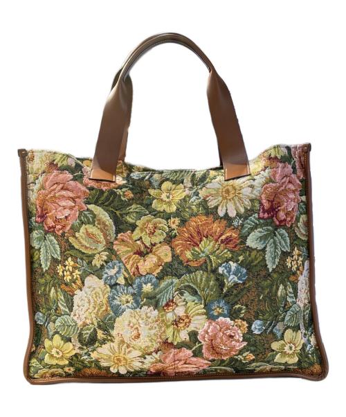 Maison Margiela（メゾンマルジェラ）Maison Margiela (メゾンマルジェラ) フローラル柄トートバッグ マルチカラーの古着・服飾アイテム
