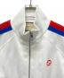 中古・古着 GUCCI (グッチ) Technical Jersey Zip Jacket(テクニカルジャージージップジャケット) ホワイト×レッド×ブルー サイズ:S：40000円