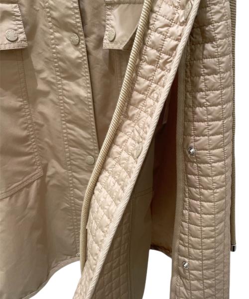 MONCLER（モンクレール）MONCLER (モンクレール) MEUDONコート ベージュ サイズ:１の古着・服飾アイテム